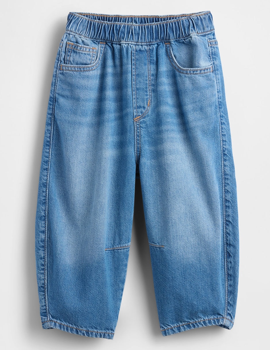 Jeans barrel lavado claro