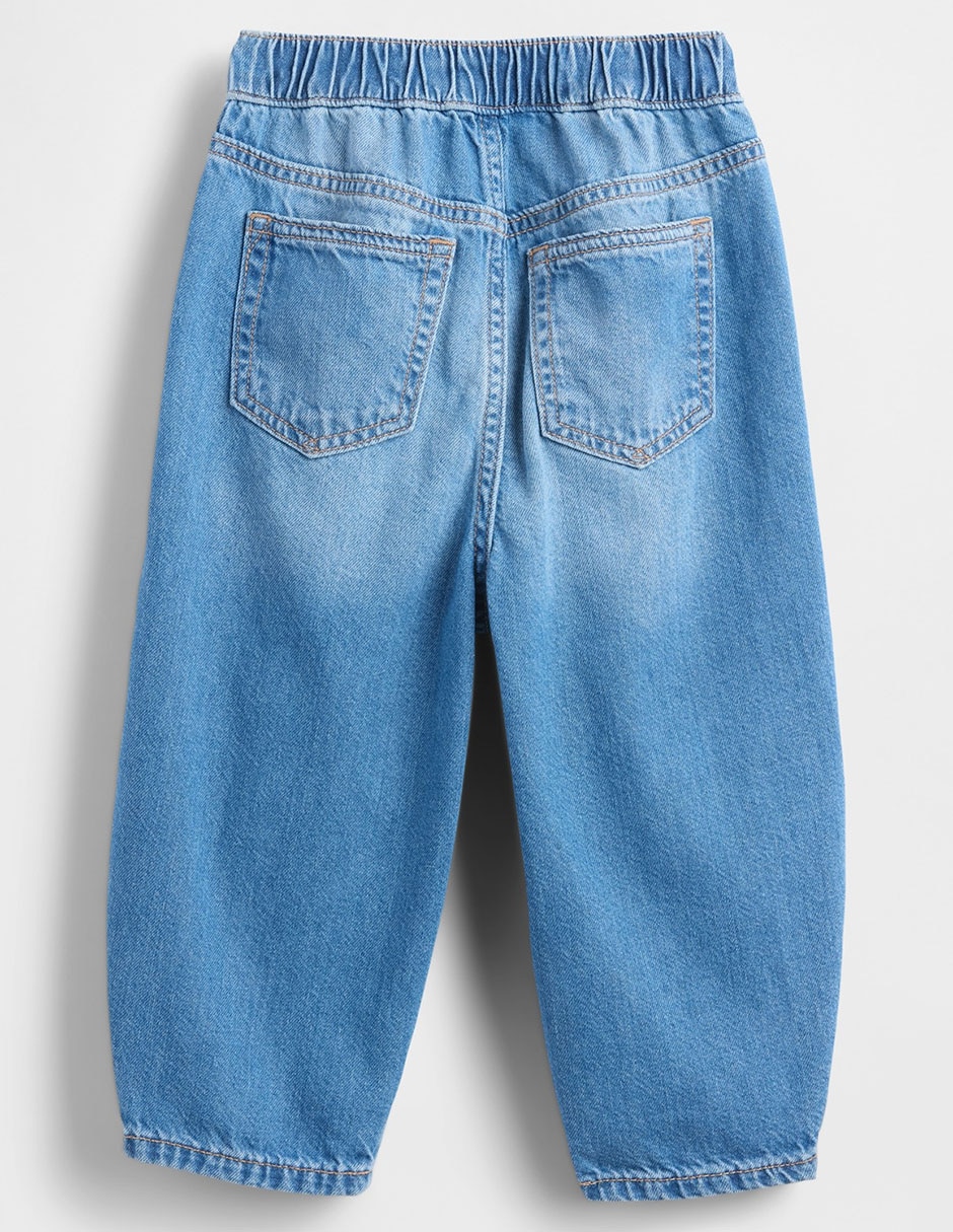 Jeans barrel lavado claro