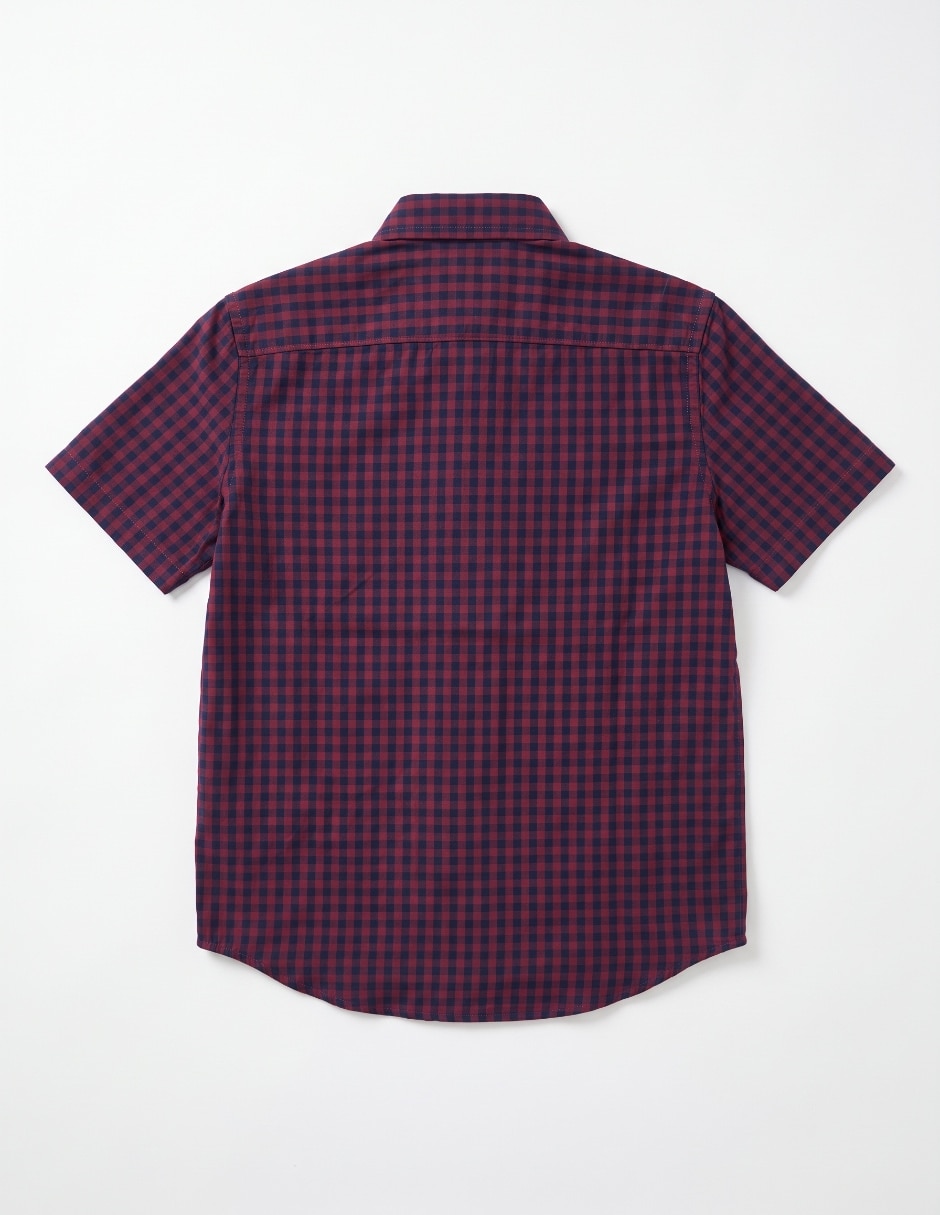 Camisa casual de algodón manga corta para niño 4
