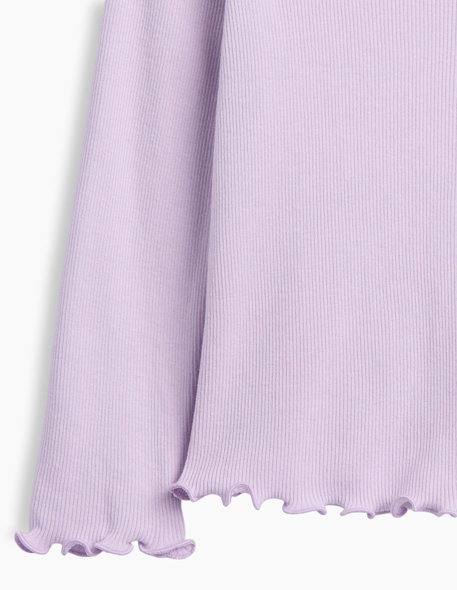 Playera manga larga para bebé niña
