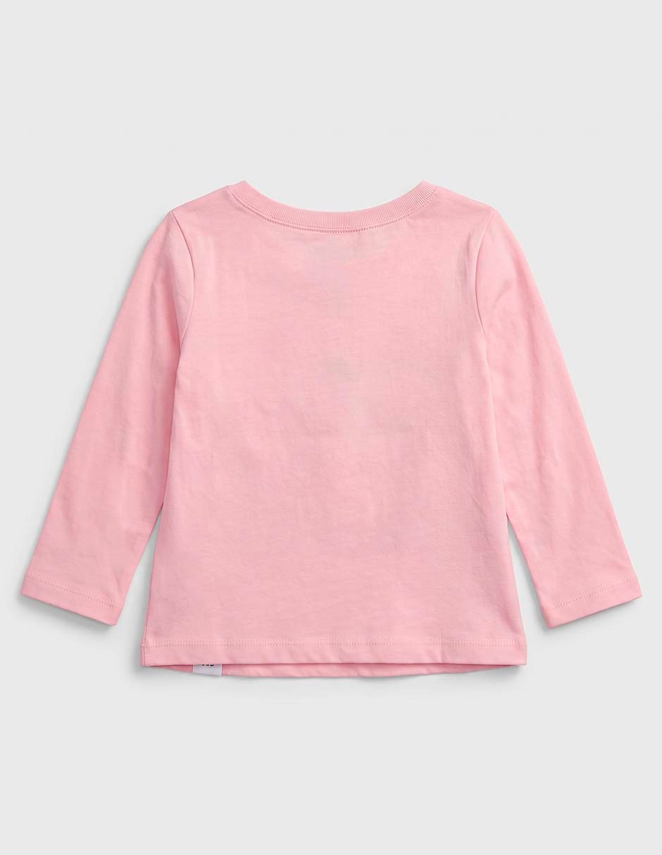 Playera Minnie Mouse manga larga para niña 5