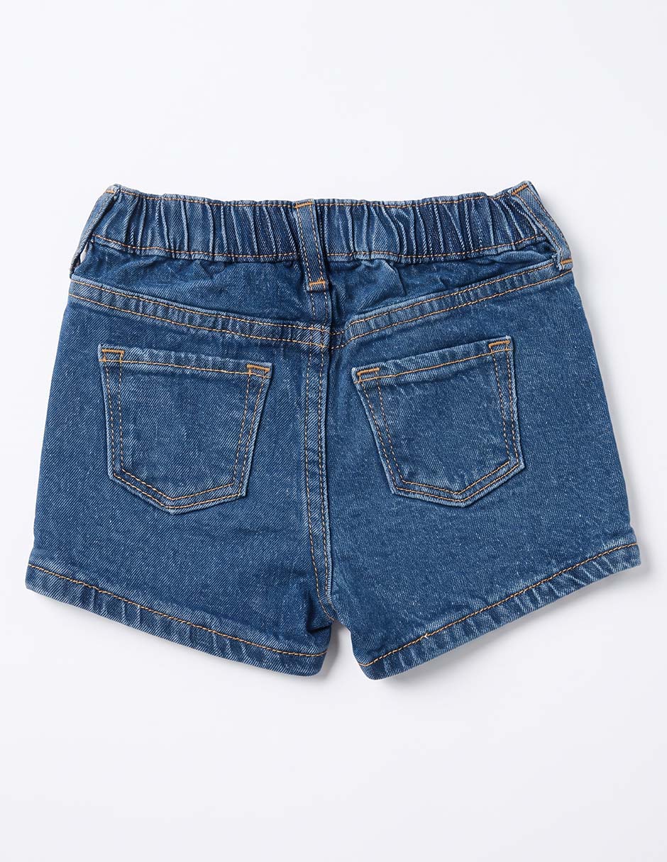 Falda short de algodón para niña 5