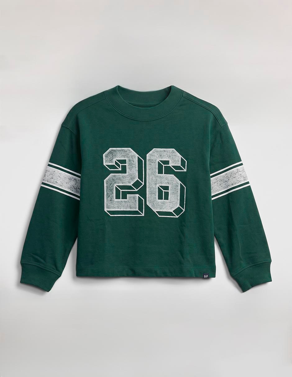 Playera manga larga para niño
