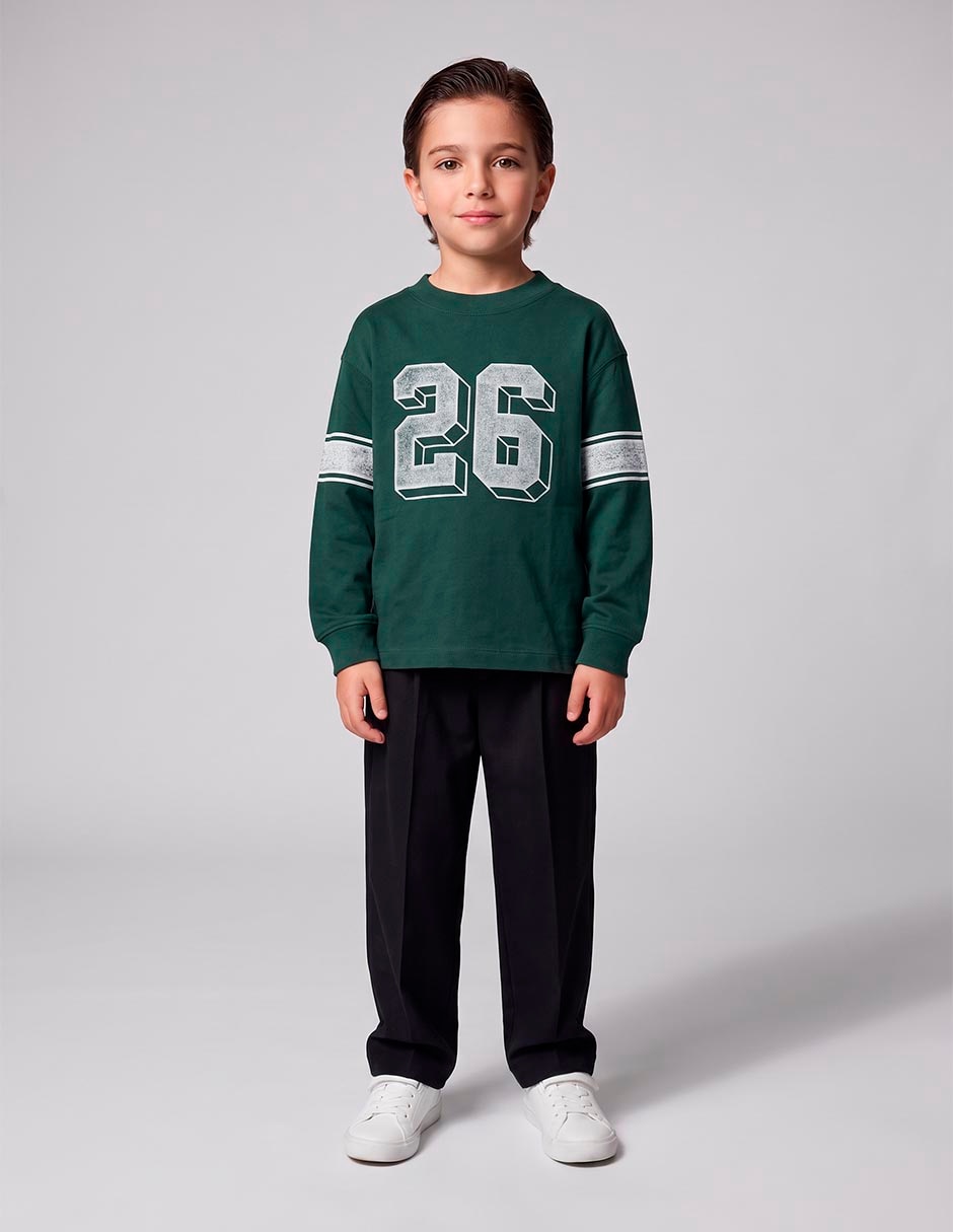 Playera manga larga para niño 3
