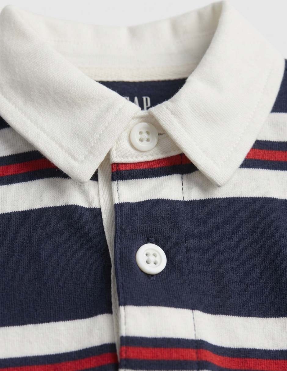 Playera tipo polo para bebé niño