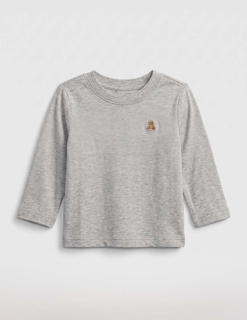 Playera manga larga para niño