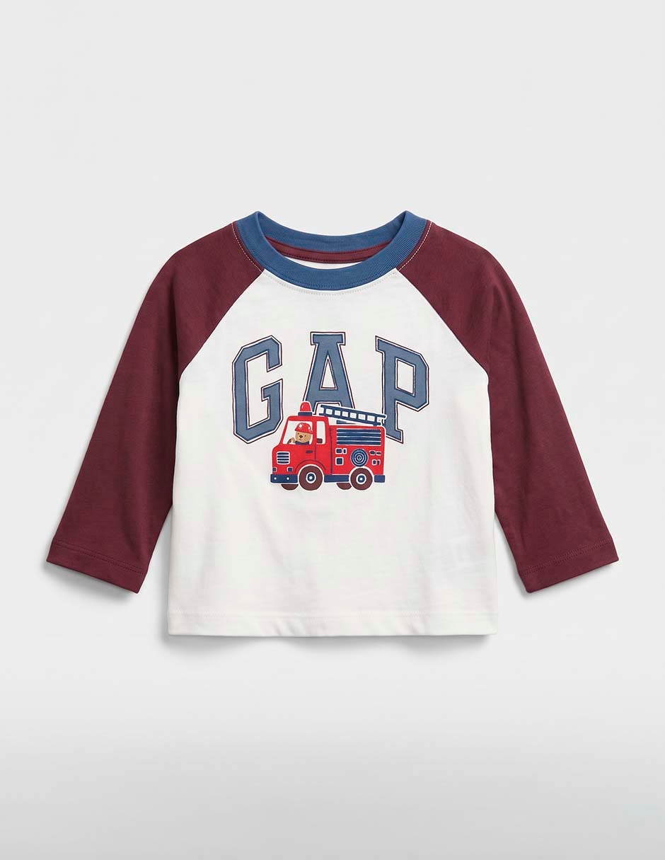 Playera manga larga para niño