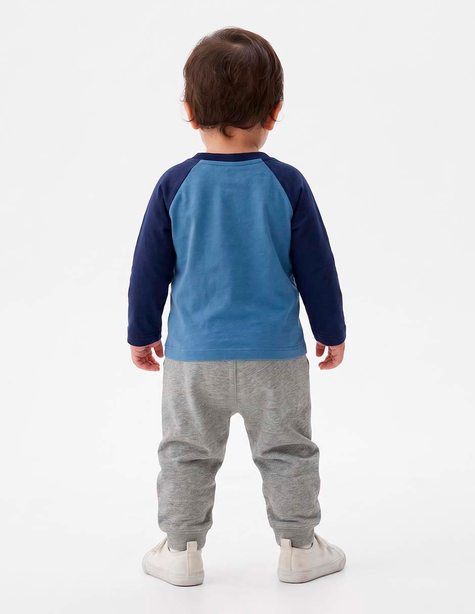 Playera manga larga para niño 5