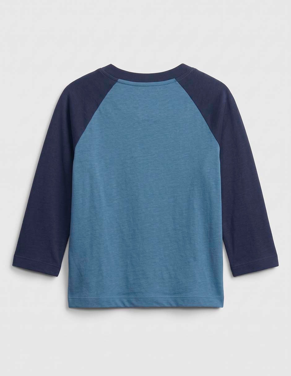 Playera manga larga para niño