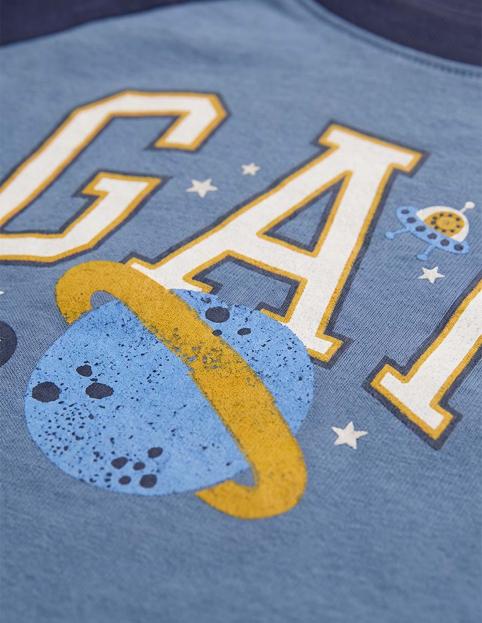 Playera manga larga para niño