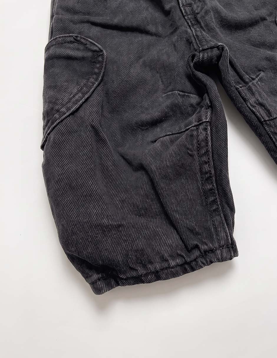 Jeans jogger lavado obscuro para niña 3