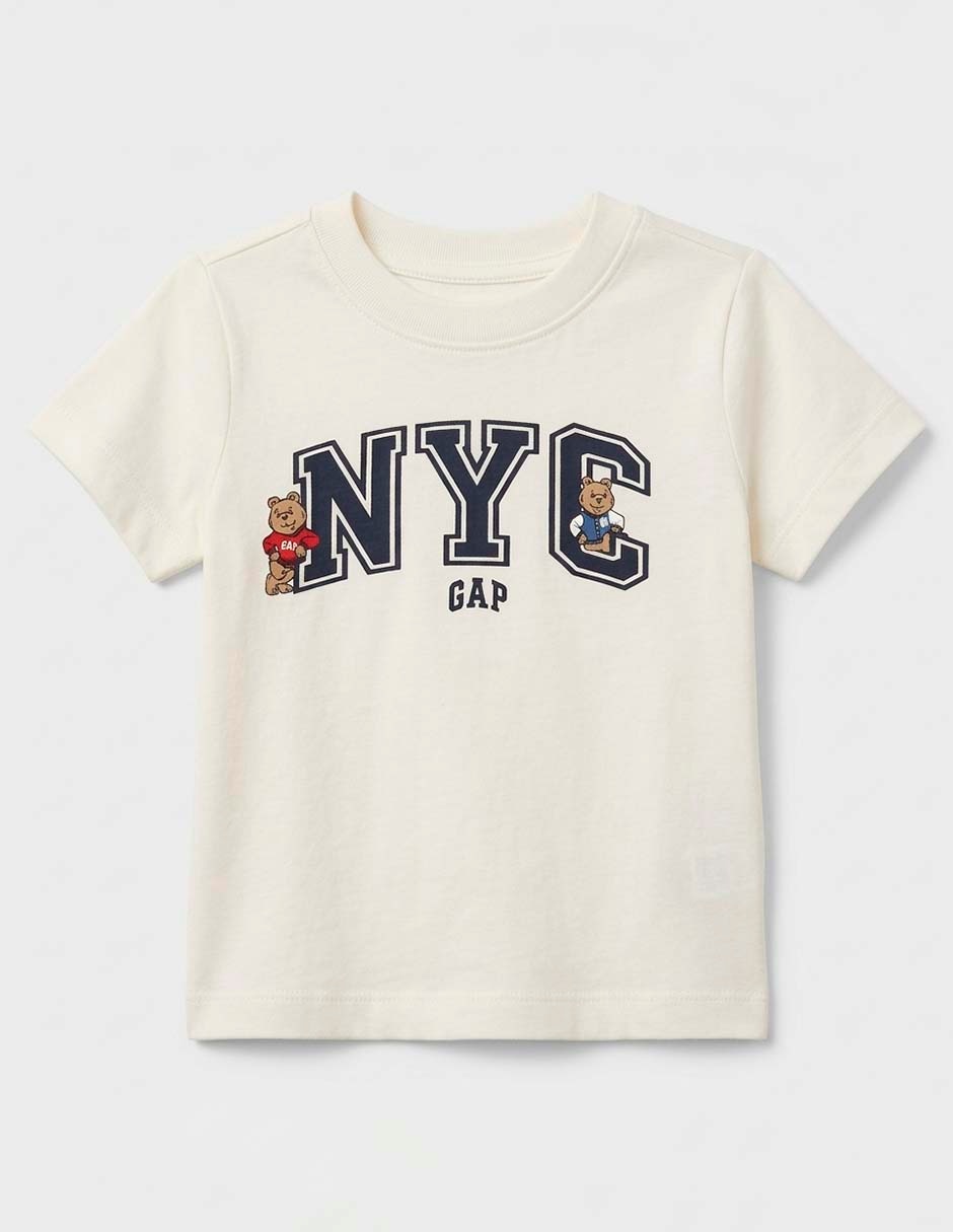 Playera manga corta para niño