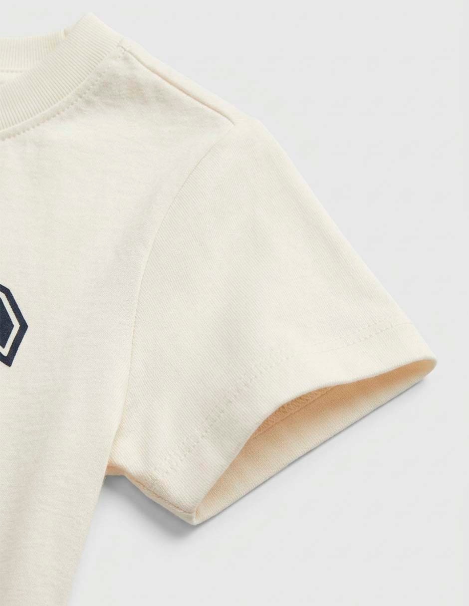 Playera manga corta para niño