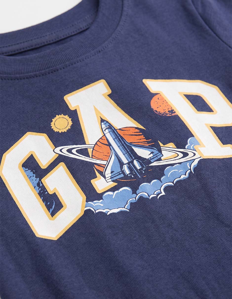 Playera manga corta para bebé niño