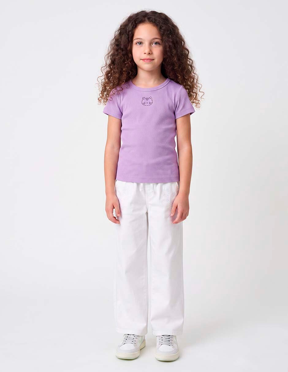 Playera manga corta para niña 2