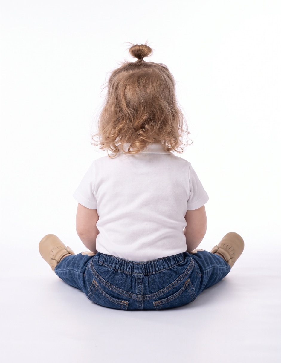 Jeans straight para bebé niña 2