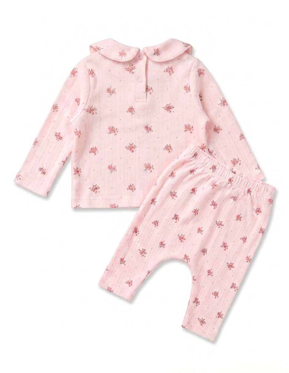 Conjunto de algodón para niña 2 piezas 3
