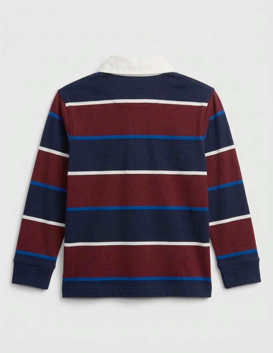 Playera tipo polo para niño