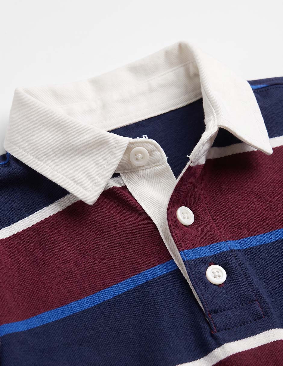 Playera tipo polo para niño