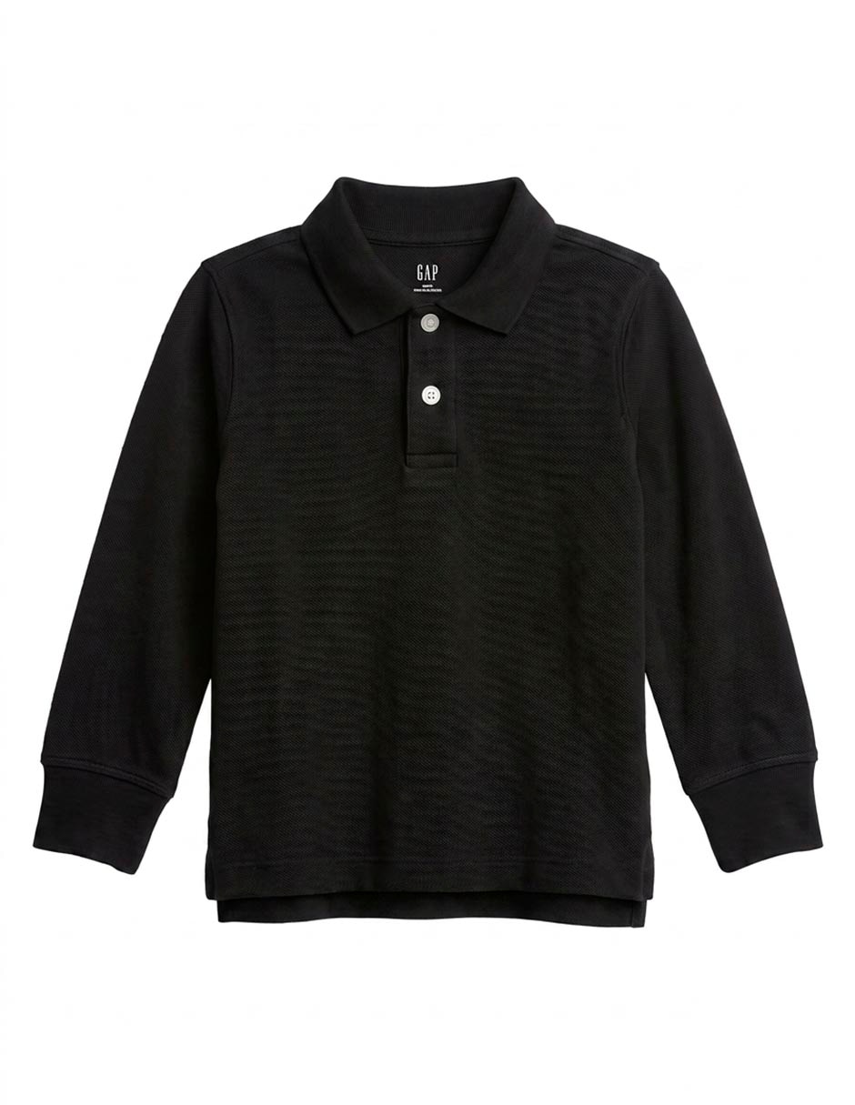 Playera tipo polo para niño