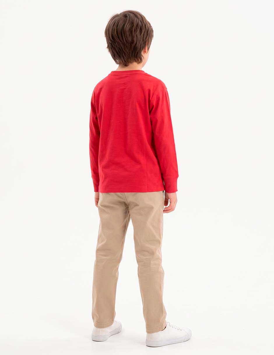 Playera manga larga para niño 5