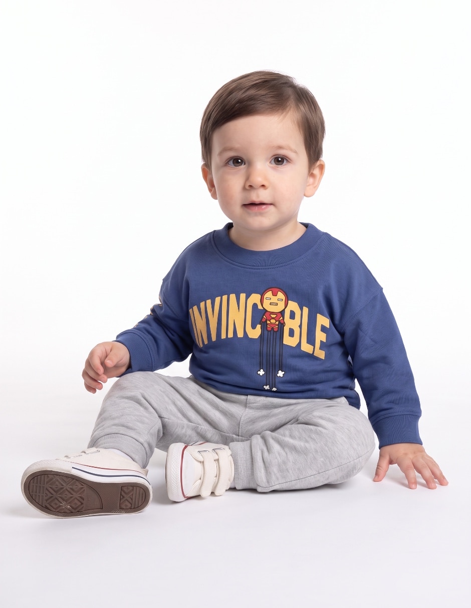 Playera Iron Man manga corta para niño Playera Iron Man manga corta para niño