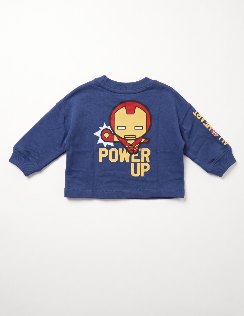 Playera Iron Man manga corta para niño 4
