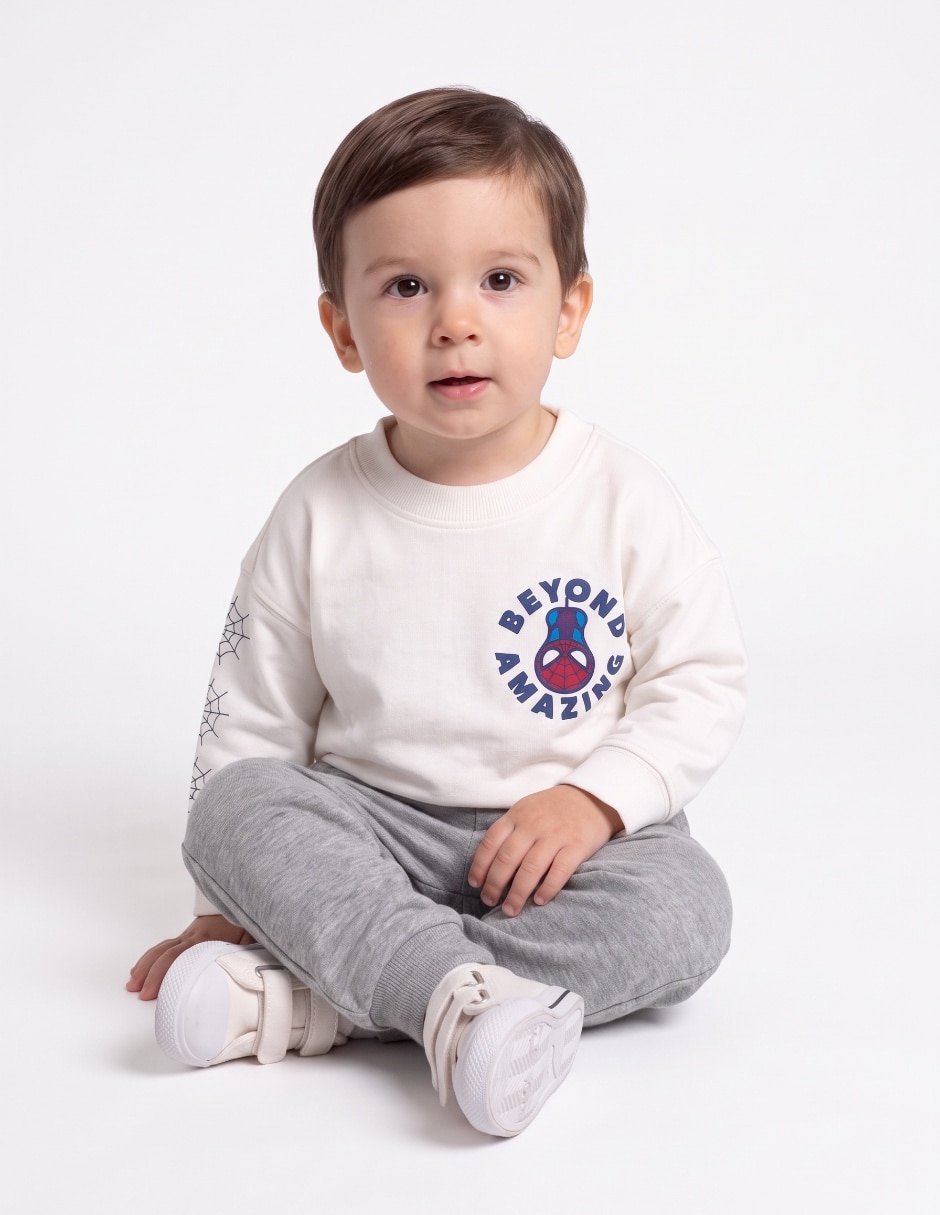 Playera Spider-Man manga larga para niño Playera Spider-Man manga larga para niño