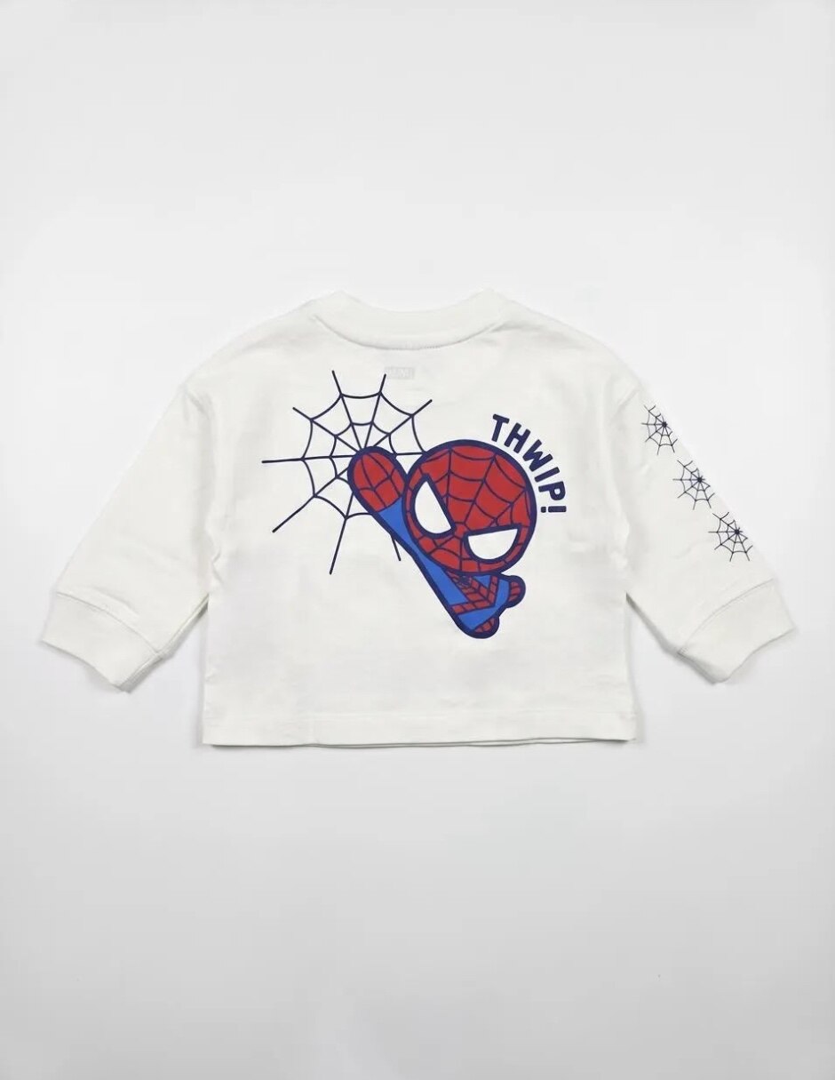 Playera Spider-Man manga larga para niño 4