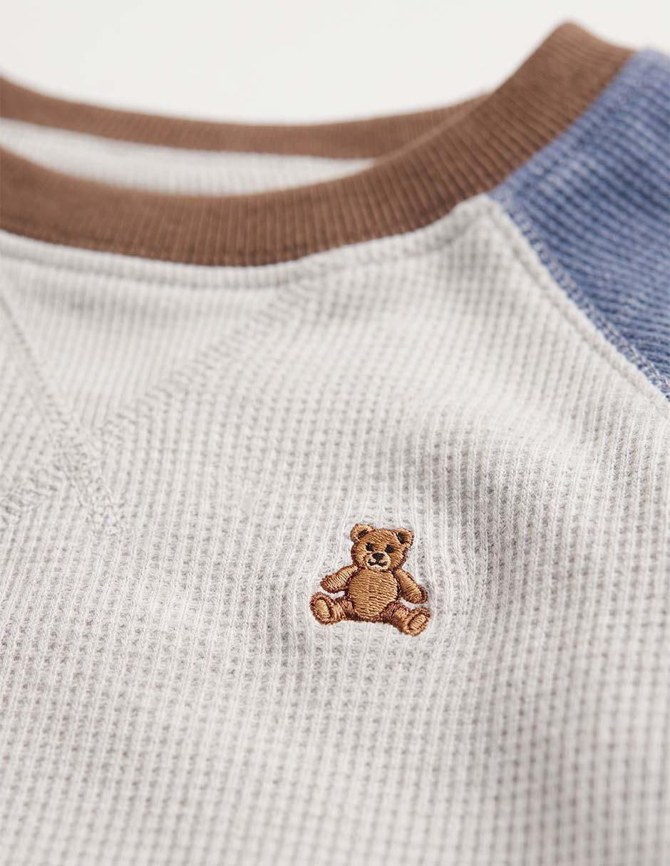 Playera manga larga para bebé 2