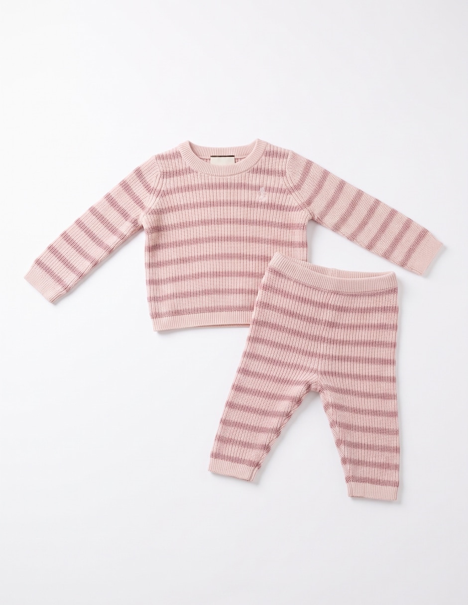 Conjunto casual de algodón para bebé 3