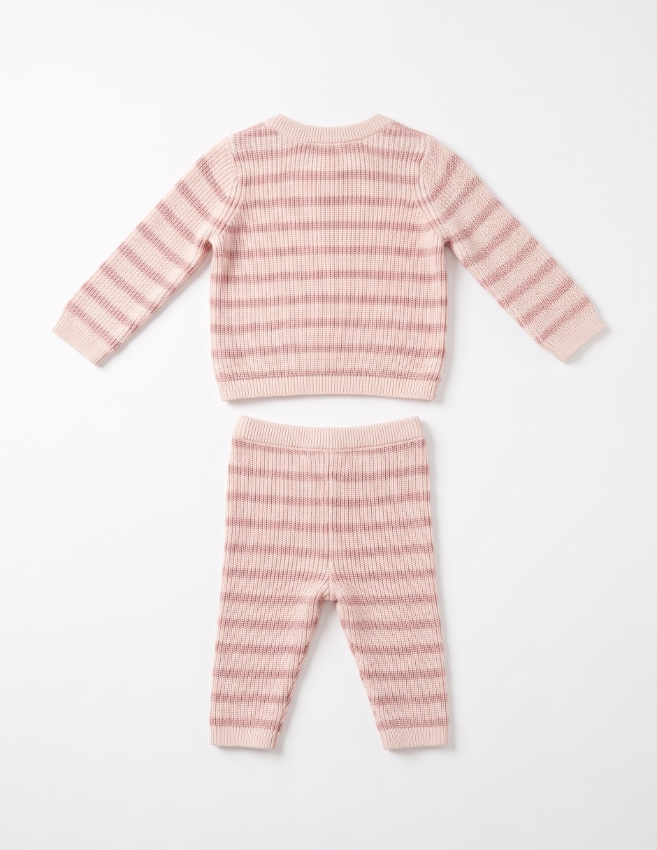 Conjunto casual de algodón para bebé 4
