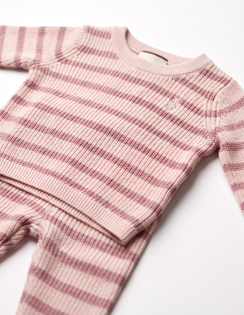Conjunto casual de algodón para bebé 5