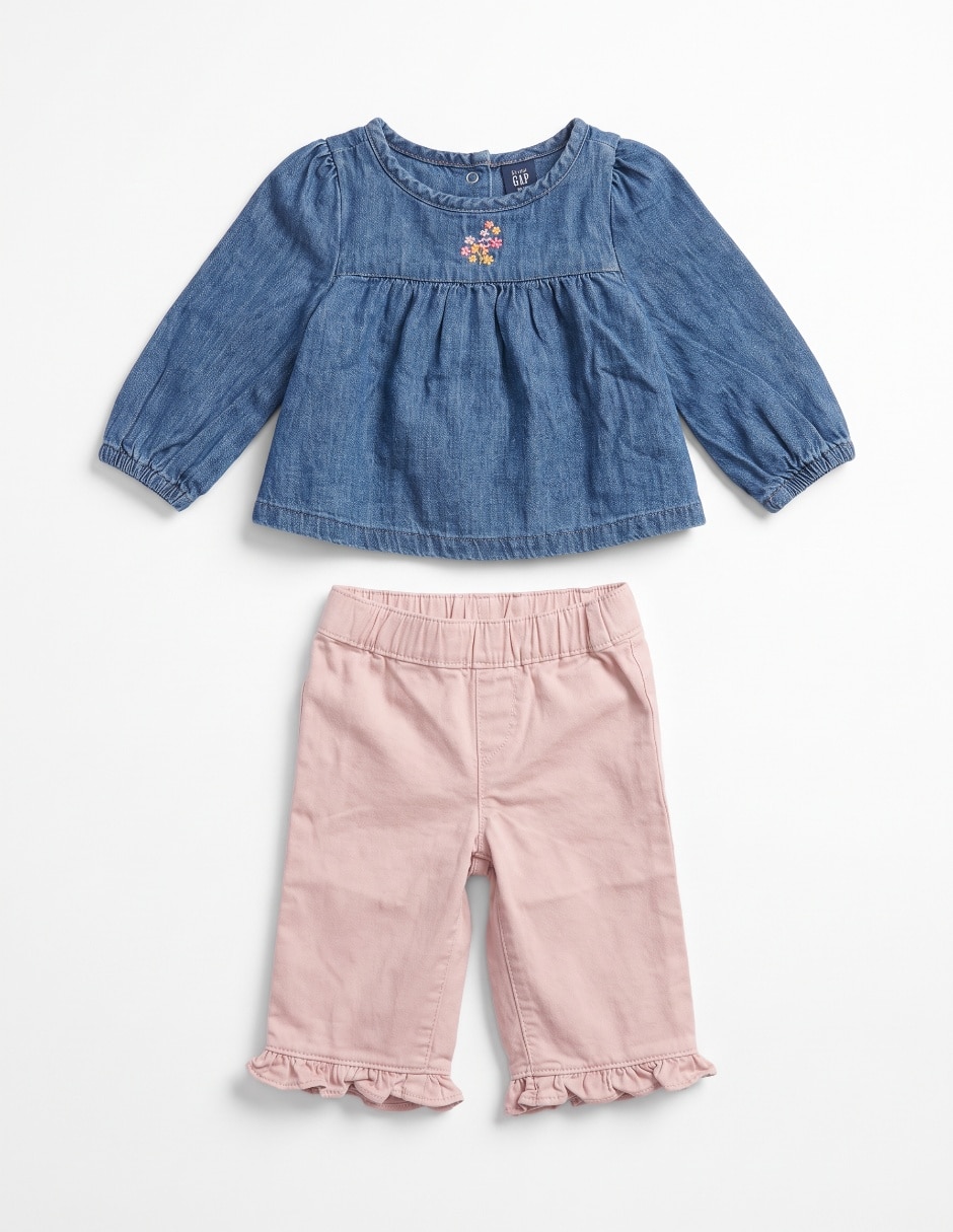 Conjunto casual para bebé niña