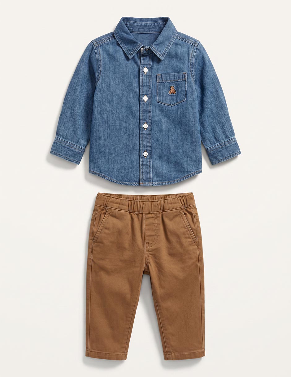 Conjunto de algodón para niño 2 piezas