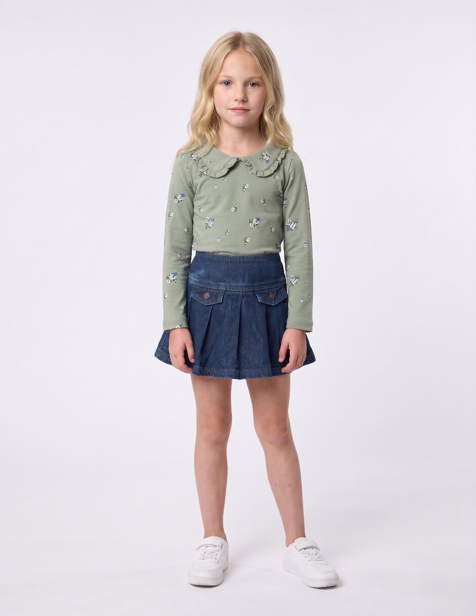 Falda para niña