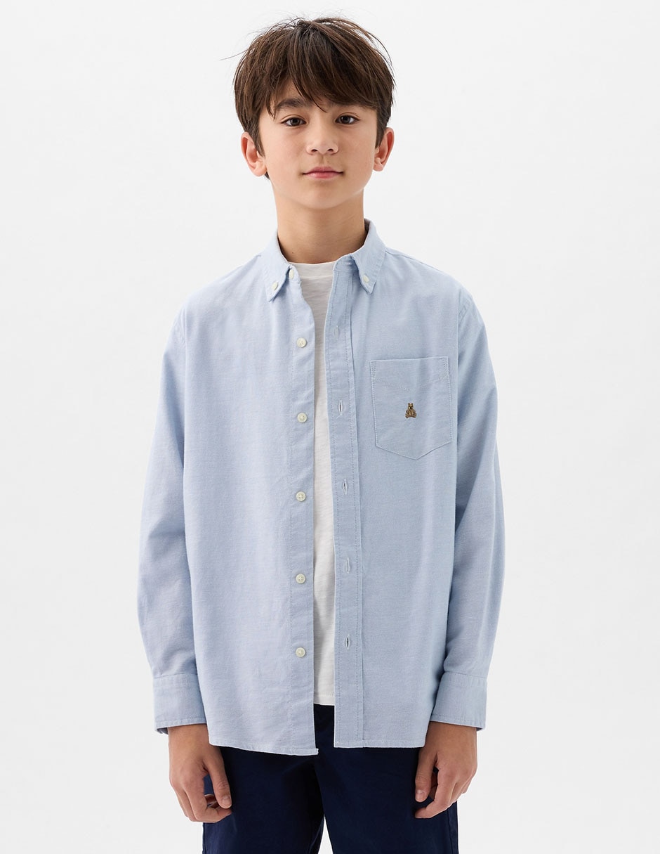 Camisa manga larga para niño