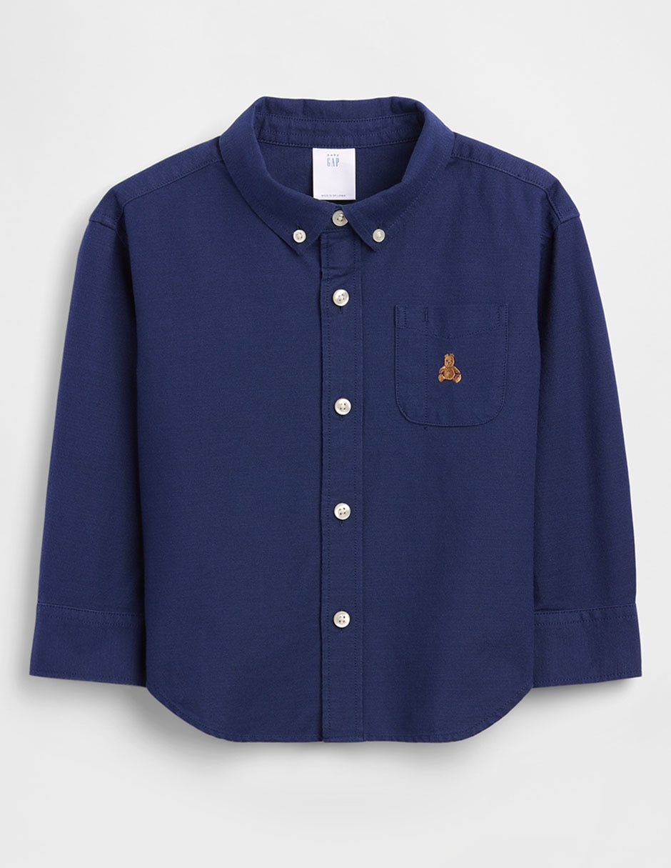 Camisa casual manga larga para niño 2