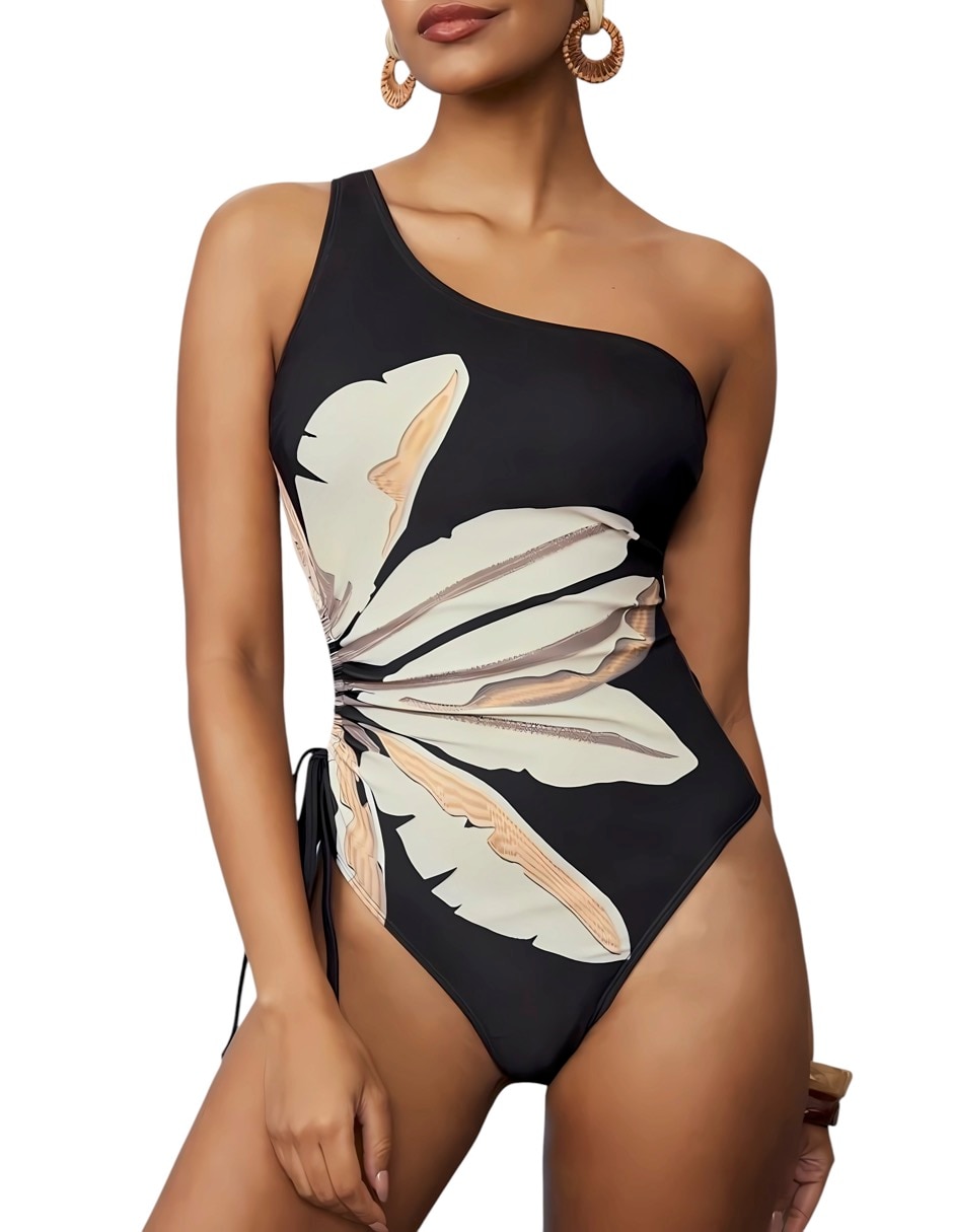 Traje de baño completo estampado floral para mujer Traje de baño completo estampado floral para mujer