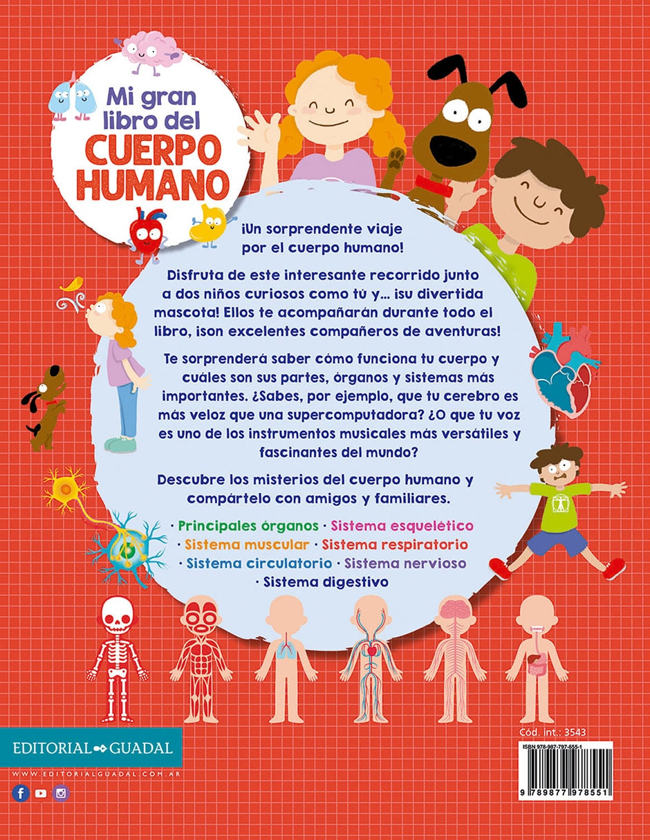 Libro Mi Gran Libro del Cuerpo Humano de Editorial Guadal