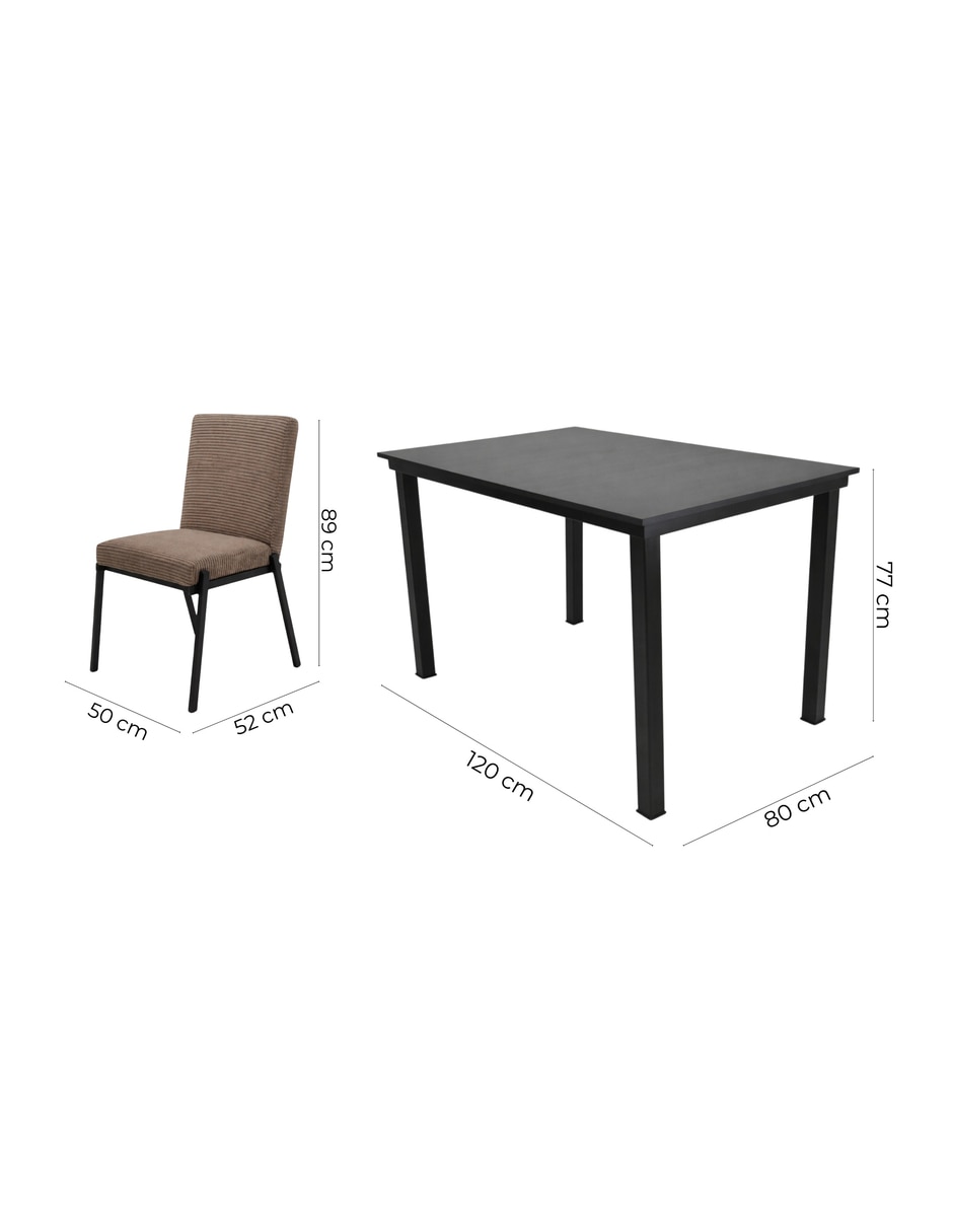 Comedor Zovi + Zenta Sochic para 6 personas de MDF